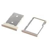 Marke/Hersteller: jbTec jbTec SIM-Tray/SD-Card Karten-Halter kompatibel mit HTC One M9 - Single Slot Schlitten Rahmen Simkarte Holder Handy Simfach, Farbe:Gold
