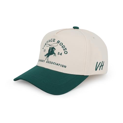 VINTAGE HAVANA Trucker Hats Women & Men | Western Retro Snapback Hat | Cute Trendy Baseball Cap One Size Bone/Green Vintage Rodeo