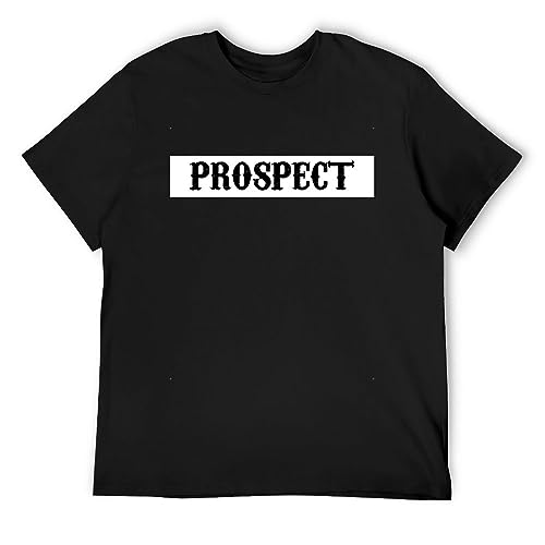 Prospect Anarchy Tv Motorcycle Biker Samcro Unisex 100% Cotton Short-Sleeve T-Shirts Black M