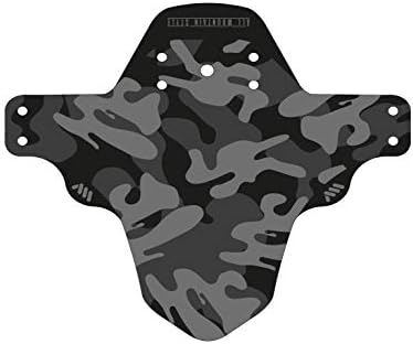 All Mountain Style Front Mudguard –Bike Mud Guard Supports Front Protection Fits Size 26’’, 27.5’’and 29’’ - Helps Protect Your Bike from Mud, Water Spray and More (Camo/Black)