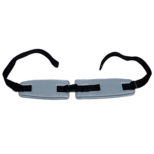 Patient Aid Padded Wheelchair Seat Belt - Adjustable Medical Safety Straps Secure Elderly, Disabled, Immobile To Prevent Sliding During Transfer, Transport – Emt Tie Downs Hospital Supplies #TOP4