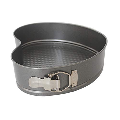 Falytemow Nonstick Springform Pan With Removable Bottom 3 Pieces Cake Molds Of Heart Leakproof Cheesecakes Pan Bakeware Set (3Pcs Heart,, Black) #TOP2