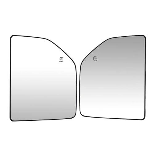 Lentille rétroviseur grand format Ford F350 pour conduite hivernale et remorquage
