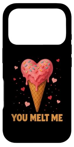 You Melt Me �o�����^�C���f�[ �n�[�g ���u �A�C�X�N���[�� �X�g���x���[ �X�}�z�P�[�X iPhone 17 Pro �p