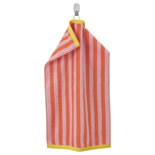 SLANHOSTMAL スローンホストマル ハンドタオル - オレンジ/ピンク ストライプ 40x70 cm 905.772.24
