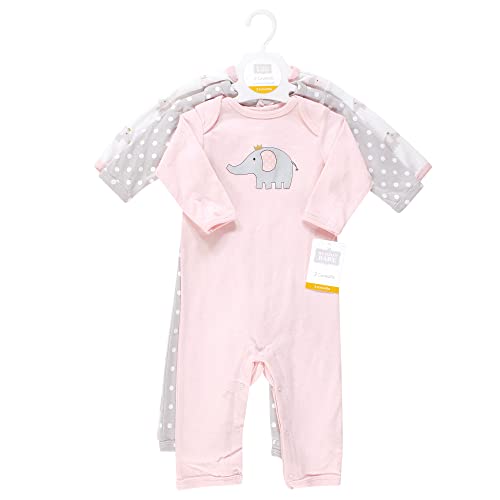 Image of Hudson Baby Baby Cotton Union Suit, 3 Pack