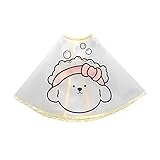 Fairnull Haustierhaarschnitt Umhang Jacke Hund Tränen Gesichtstuch Cartoon Muster für den Heimgebrauch M