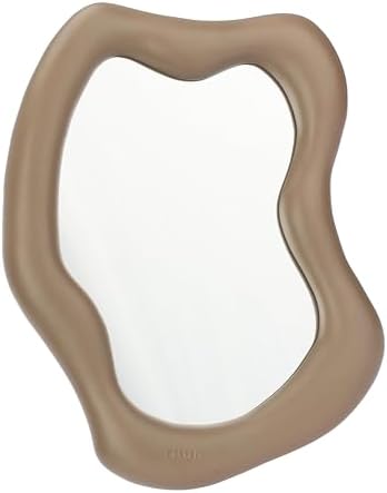 THUN Specchio Organico Medio Stoneware - 28x35 cm - Collezione Plumè