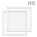 BRIEFCEC Filtre Ventilateur PC Grille Ventilation Filtre Anti Poussière PC, 120mm Magnétique PVC Cadre pour PC Grille Ventilateur/Alimentations/Modems/Routeurs(Nylon, 120 * 120mm, 2Pièces, Blanc)
