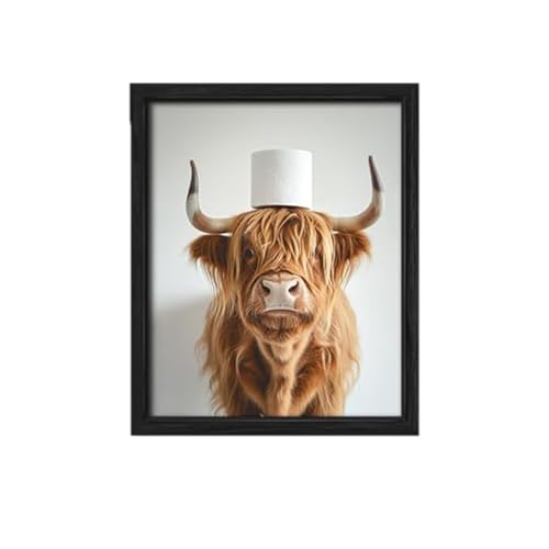 Cadre d'humour d'animal résistant à l'humidité de la salle de bain