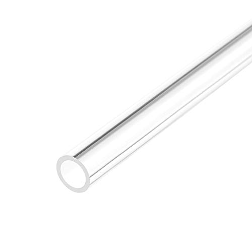 uxcell 3pcs Clear Rigid PVC Pipe 1/4" ID x 5/16" OD x 1.6ft, 0.04" Wall Round Tube Tubing