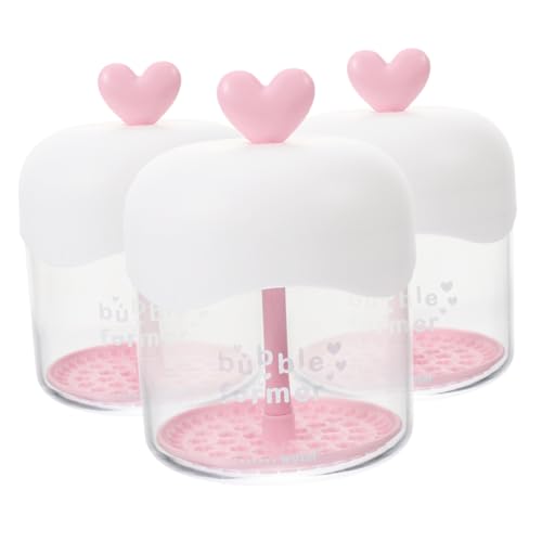 Distributeur de mousse nettoyage visage lot de 3 flacons pompe voyage et maison