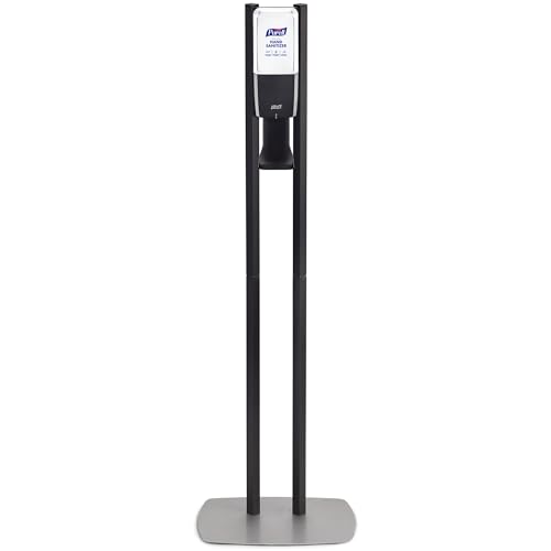Image of PURELL ES10 Dispenser Floor Stand with Graphite Automatic Hand Sanitizer Dispenser (Pack of 1) - 8214-DS