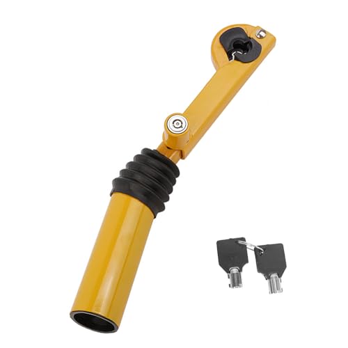 Hsthe Sea Cerradura Universal para Freno de Mano de Coche, Cerradura de Seguridad antirrobo de Acero Inoxidable para Camiones, SUV, remolques, Fuerte protección contra robos