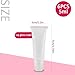 AMORIX 6 Packs Lip Gloss Tubes 5ml Clear Cap Lip Gloss Containers Empty Lip Balm Tubes Cosmetic Squeeze Lipgloss Tubes for DIY Lip Gloss Base