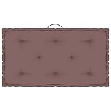 Grâce à son rembourrage 100 % coton et au rembourrage épais, le coussin de palette est doux et confortable