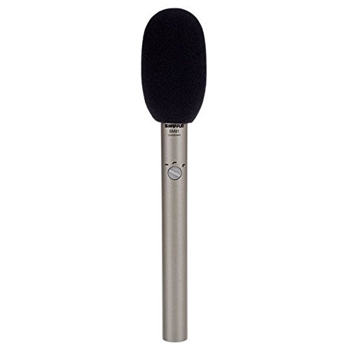 Shure Sm81-Lc Cardioid Condenser Instrument Microphone For Guitar, Piano, And Cymbals, Includes Swivel Adapter, Attenuator-Switch Lock, Windscreen, Carrying Case, No Cable Included (Sm81-Lc) #TOP3