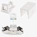 kwmobile Roseta RJ45 para Pared con 1 módulo Keystone - 1 Puerto...