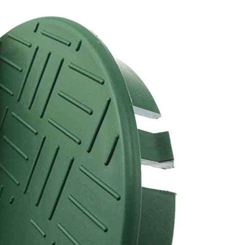 Maxmoral ID 5.5\" OD 6\" Valve Box Cover Lid for Sprinkler System Irrigation Circular Valve Box Lid, Grass Green
