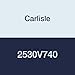 Carlisle 2530V740 Variable Speed Cog-Belt, Rubber, 1.5625" Top Width, 75.1" Length