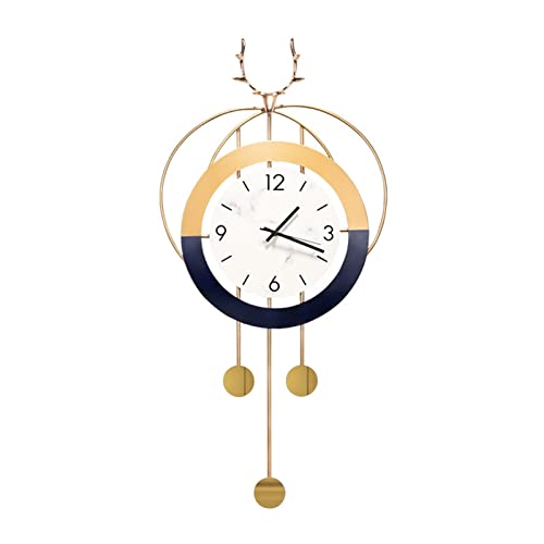 ZYHSIJOBAS Reloj de pared moderno chino silencioso reloj de pared para dormitorio, sala de estar, pasillo, decoración flotante, aula, oficina, reloj de pared digital