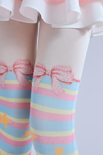 Image of Sahabowi Women's Sheer Tights, Digital Print Designs Stockings