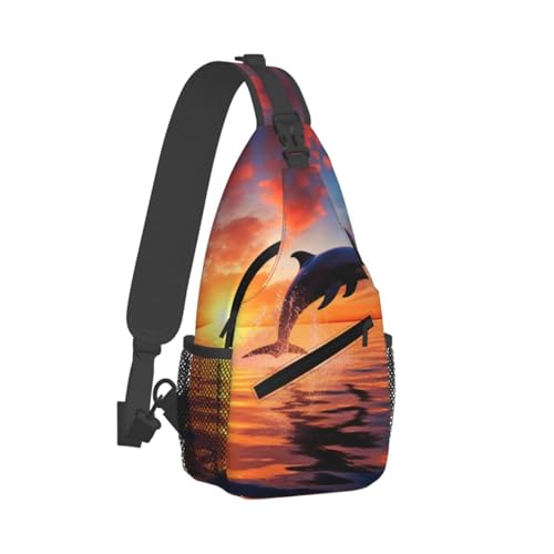 Bolso Bandolera Cross Chest Bag Negro para Hombre y Mujer miniatura 2