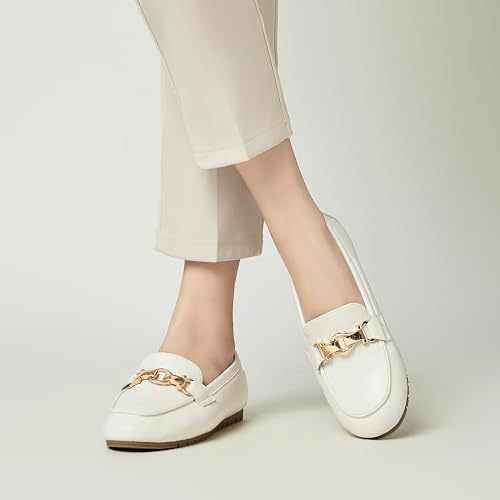 Image of VERDASCO Women's Loafers Comfort Slip-Ons Flat Work Shoes Casual Moccasins Penny Loafers Lady Dress Shoes