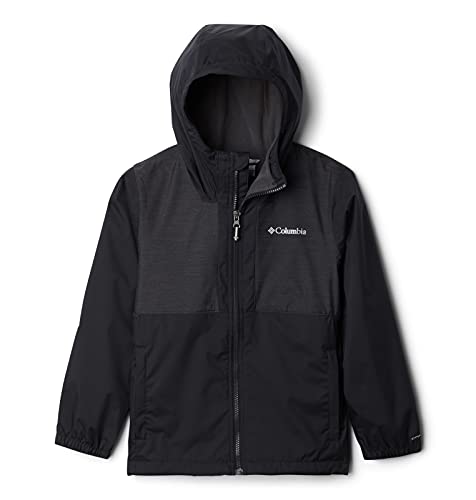 Columbia Toddler Boys Rainy Trails Fleece Lined Jacket, Black/Black Slub, 4T #TOP5