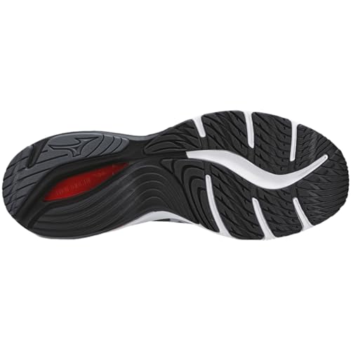 Tenis Mizuno Wave Zest Masculino Preto e Vermelho Original (PRETO E VERMELHO, BR, Adulto, Numérico,