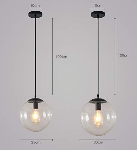 Lustre en verre pour haut plafond, solution d'éclairage pour escalier vide