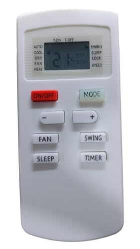 Image of Sanavya AC Remote Control - Compatible Replacement for Split & Window Air Conditioners - Replicates Genuine Remote Functions (O General Ac Remote Inverter Window)