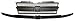 OE Replacement Chevrolet Trailblazer Grille Assembly (Partslink Number GM1200470)