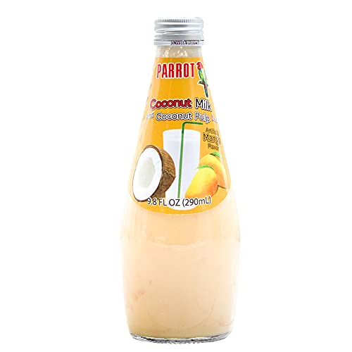 Parrot Coconut Milk Drink Mango with Pulp 290ml（Pack Of 12）