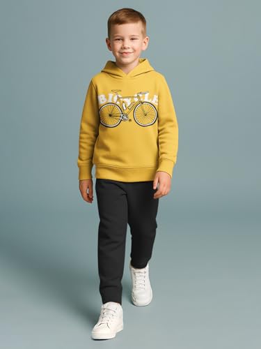 Image of HELLCAT Trendy Co-ords With Hoodie Sweatshirt and Trackpant Clothing Set for Boys