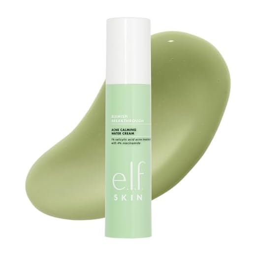 e.l.f. SKIN Blemish Breakthrough Calming Water Cream, Lightweight Blemish-Fighting Face Moisturiser, Prevents New Blemishes & Calms Skin