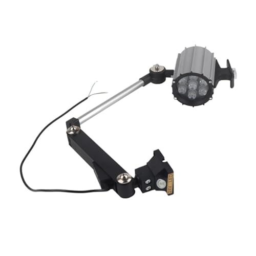 Luz de trabajo ajustable AB33-LED elimina sombras y vibraciones en tornos mediante tornillo