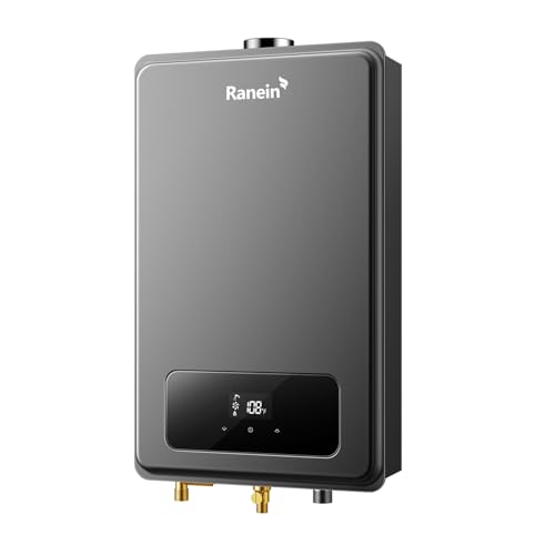 Ranein Propane Gas Tankless Water Heater, Indoor Max 5.3 GPM, 130,000 BTU Instant Hot Water Heater