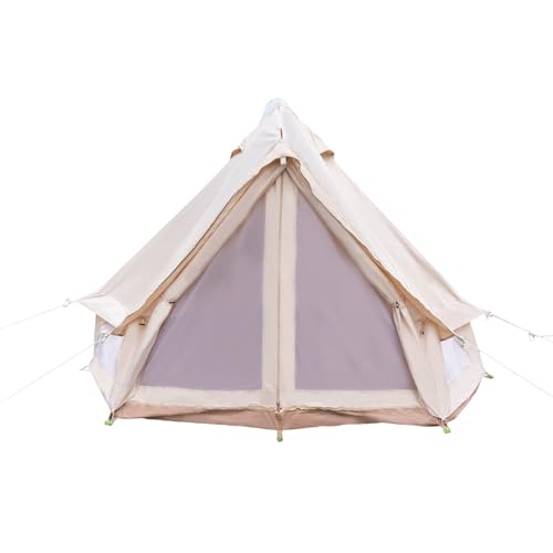 Carpa tipo bell de poliéster algodón para camping 2 personas miniatura 1