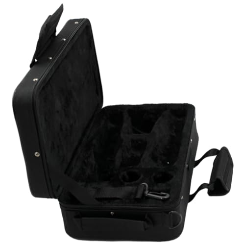 Toyvian Black Clarinet Tube Storage Bag Shoulder Handle Clarinet Carrying Case for Accessories