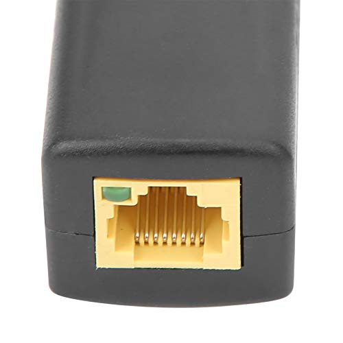 Raguso Divisor Ethernet POE, adaptador POE de transmissão de dados de 10/100 m, tensão CC de 12 V pa