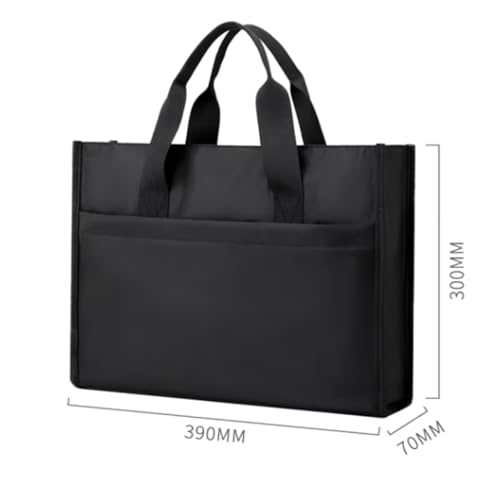 Business Handheld Briefcase Large Capacity Storage Bag for Carrying Paper Files3