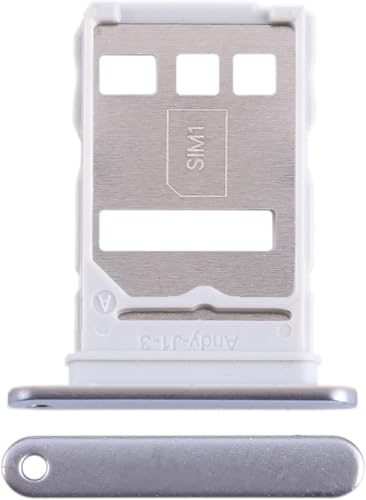 Repuesto compatible con Huawei Honor Magic 6 Lite, Magig6 LITE/Honor X9B ALI NX1 Carro Bandeja Soporte Adaptador Alojamiento Porta Tarjeta Sim Card Tray SLOT SLITTA (Silver)
