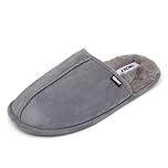 DKNY Mens Castor Mule, Grey Spotlight Sole, 7/8 UK