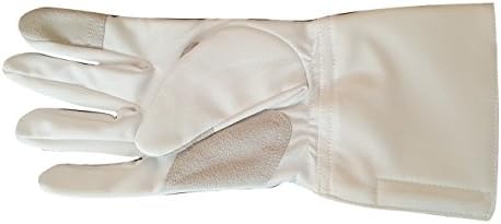 Balaur 3-Weapon Practice Glove Washable Epee Foil Sabre White Polyester (9.5, Right)