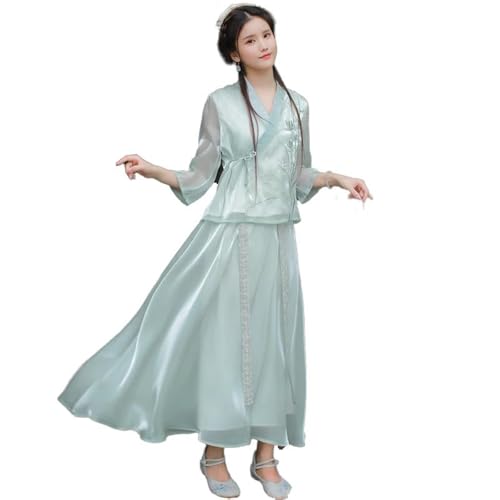 Women's Summer Chinese-Style Blouse with Tang Suit Ancient Style Shirt