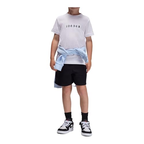 T-shirt brodé Jordan pour petite fille en coton doux confortable