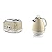 Ariete 156 Tostapane Vintage 4 Fette, 1600 watt, 6 livelli di tostatura & 2869 Bollitore Elettrico Vintage, Acciaio Inox, 1,7 L, Autospegnimento, 2000 W, per Acqua, Tè e Tisane, Beige Pastello