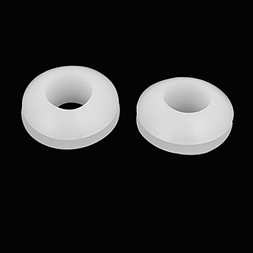 Aexit 100 piezas grommets para cableado 6mm blanco miniatura 2