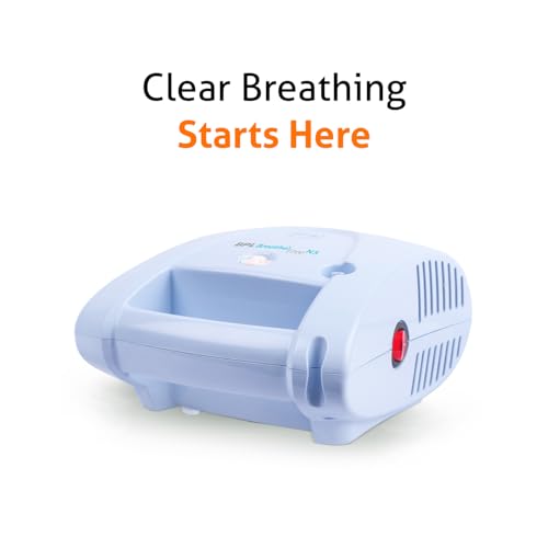 Image of BPL Medical Technologies Breathe Ezee Nebulizer Machine Kit For Child And Adult, Portable Nebulizer - White (N5)